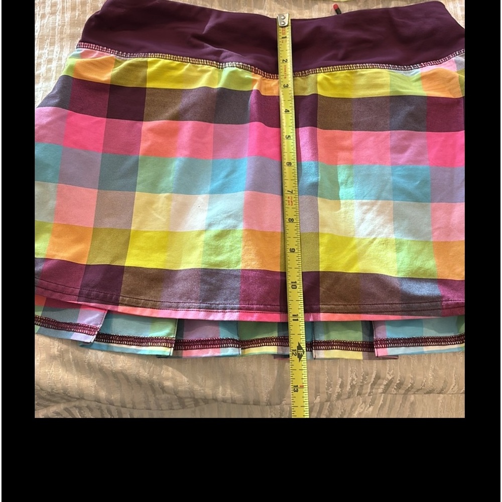 Lululemon Plaid skirt- purple and pinki